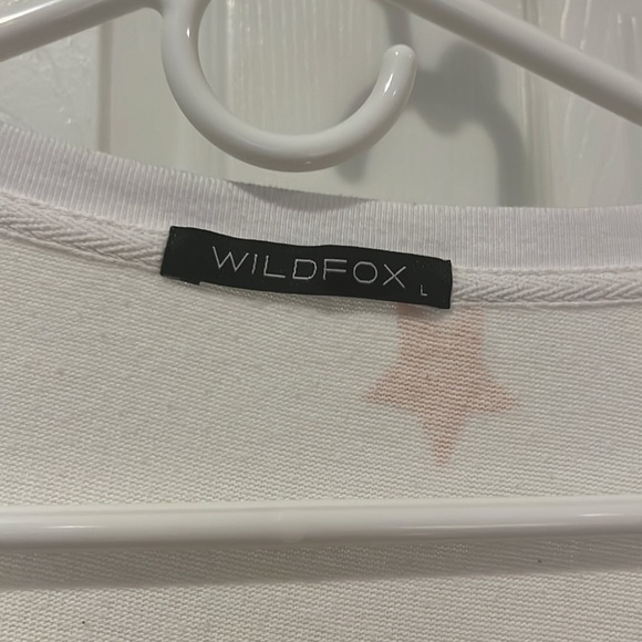 White wildfox long sleeve - Picture 2 of 2